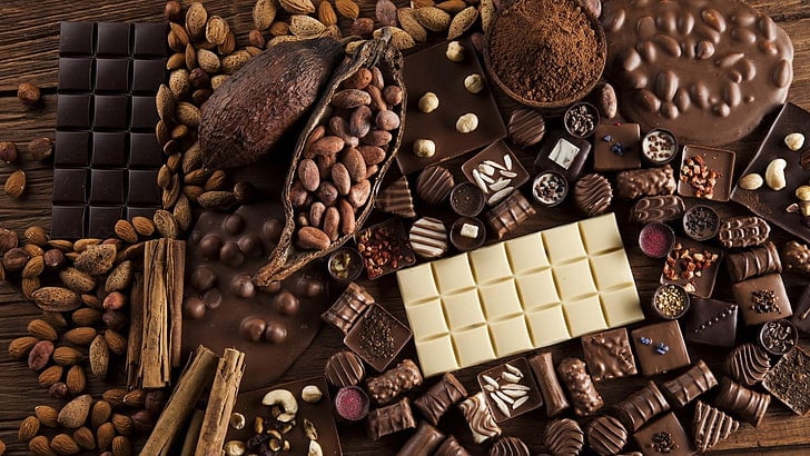 chocolate-chocolate-bar-praline-food-wallpaper-preview